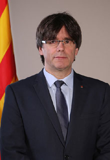 Retrat oficial del President Carles Puigdemont i Casamajó