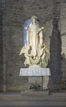 Imatge de Santa Maria al monestir de la seva advocació