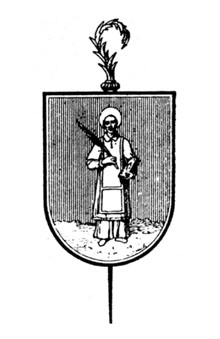 Antic escut del monestir benedictí de Sant Esteve
