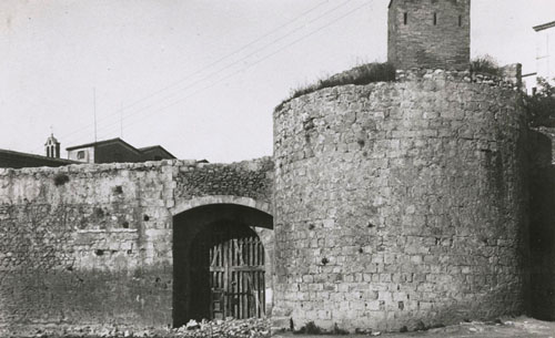 Part de la muralla de Banyoles. 1915-1936