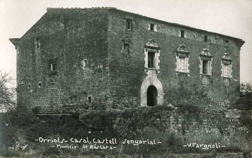Castell d'Orriols. 1911-1944