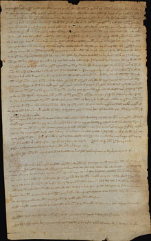30 d'octubre de 1290. Trasllat de la Venda que fa A. de Sala, de Bàscara, a Guillem F., del burg de S. Pere de Galligants de Girona