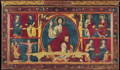 Frontal d'altar de Baltarga. Ca. 1200. Procedeix de l'església parroquial de Sant Andreu de Baltarga