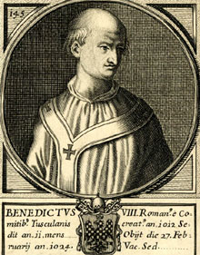 El papa Benet VIII (?-1024)