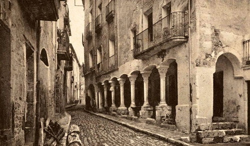 El carrer del comte Bernat I Tallaferro. 1910-1920