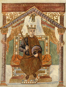 Carles el calb. Psalteri, segle X