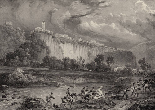 Vue de Castel-Follit. 1826-1830