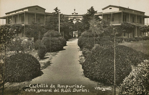 Vista general de l'asil Duran. 1911-1936