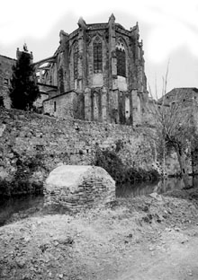 Absis de la catedral de Castelló d'Empúries. 1910