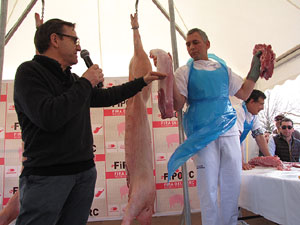 Fira del Porc FIPORC 2014. Especejament del porc