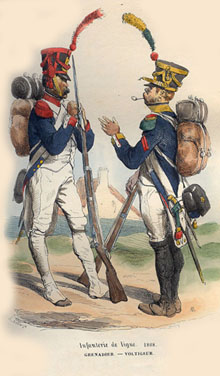 Infanteria de línia francesa, 1808