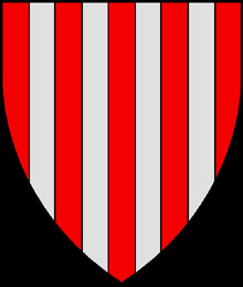 Escut de Joan de Vilamar (+1479), almirall de l'Armada Reial del rei d'Aragó. Joan II li atorgà el títol de baró de Palamós
