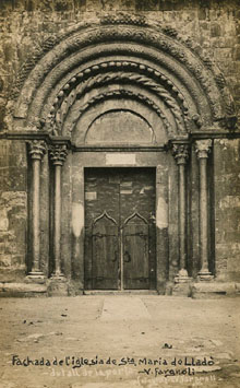 Porta de Santa Maria de Lladó. 1911-1944