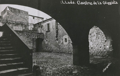 Claustre de la Col·legiata de Santa Maria de Lladó. 1911-1931