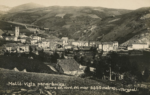 Vista panoràmica de Molló. 1911