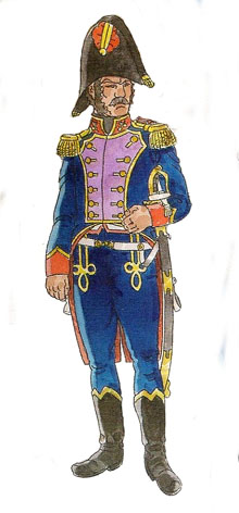 Capità del 'Batallón de Cazadores de Fernando séptimo'