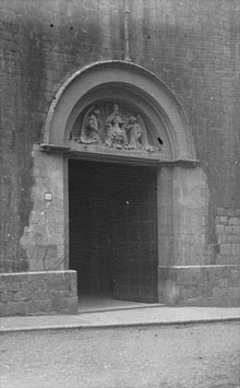 Portalada de l'església parroquial de Sant Pere, 1922