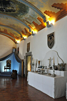 Interior del castell de Púbol