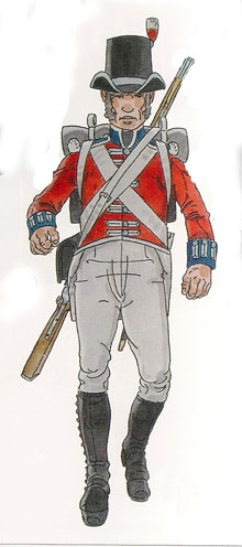 Infanteria de Marina britànica. 1808