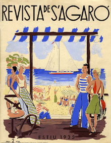 Portada de la 'Revista de S'agaró'. 1935