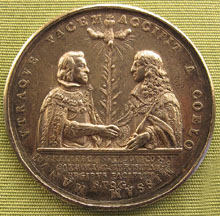 Medalla commemorativa del Tractat dels Pirineus, 1660