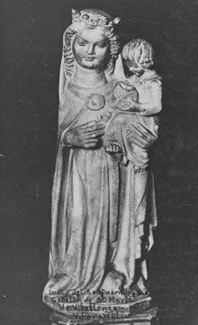 Imatge de la Mare de Déu del Santuari de Sant Martí de Vilallonga. 1911