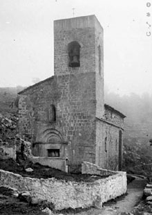 Església de Sant Andreu de Lliurona. 1924