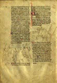 Pàgina del manuscrit 486 BC de la Crònica de Bernat Desclot