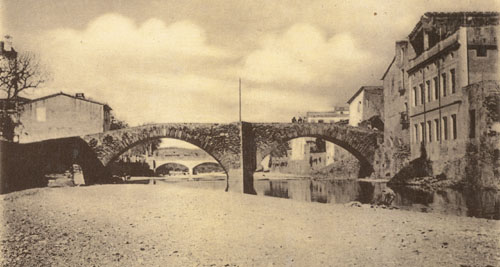 El Pont Vell de la Bisbal. 1895