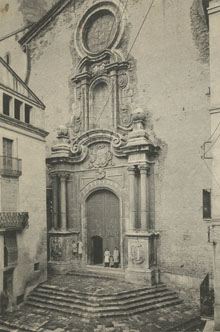 Església parroquial de la Bisbal. 1910