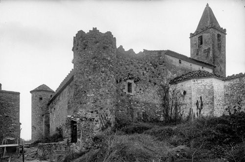 Castell i església de Sant Cugat de Rabós del Terri. 1918