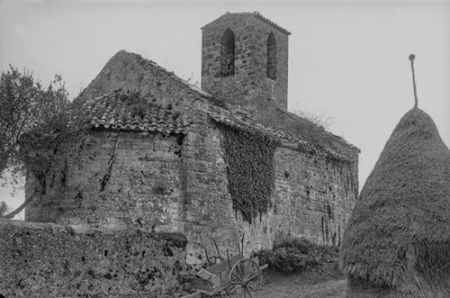 Absis de l'església de Sant Andreu del Terri. 1918