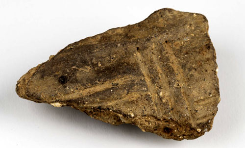 Fragment de vas. 1500 aC - 1100 aC (Edat del bronze antiga i mitjana)