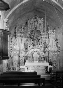 Altar major de l'església Sant Martí d'Urtx. 1934