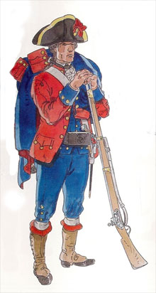 Soldat d'infanteria lleugera (1780-1795)