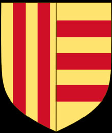Escut d'armes de Joan I d'Empúries (Ca. 1338-1398)