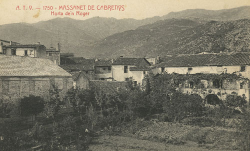 Maçanet de Cabrenys. Horta de'n Roger. 1900
