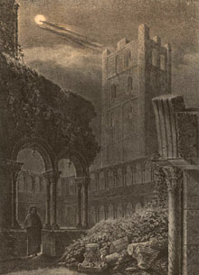 Vista de Santa Maria de Ripoll. 1839