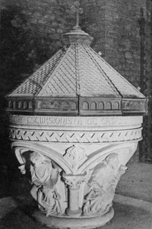 Pica baptismal de Santa Maria de Ripoll. 1880-1920