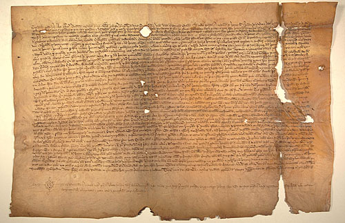 El monestir de Ripoll revoca els procuradors del priorat de Sant Quintí de Mediona, per cobrar censos. 11/05/1369