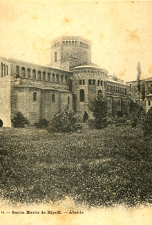 Absis del monestir de Ripoll. 1895
