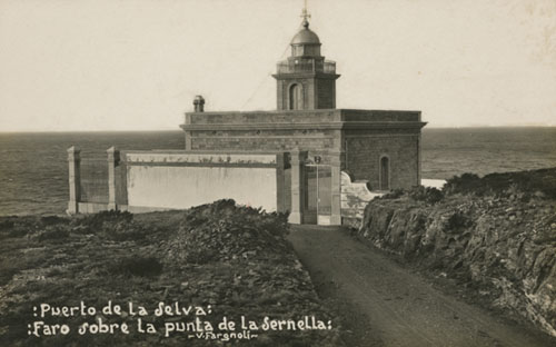 Far de la punta s'Arenella, a Port de la Selva. 1911