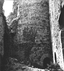 El castell de Montsoriu. 1983