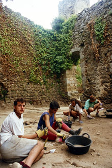El castell de Montsoriu. 1990