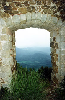 El castell de Montsoriu. 1990