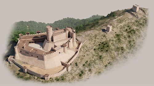 El castell de Montsoriu al segle XIV