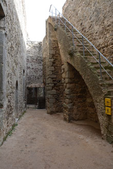 Interior del castell de Montsoriu