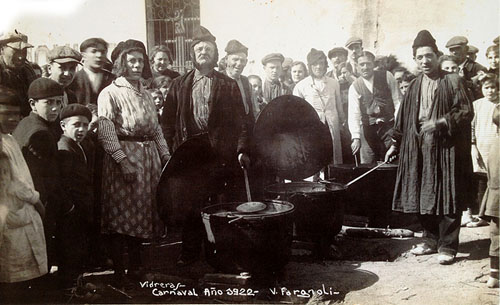 Festes de Carnestoltes. El ranxo de Vidreres. 1922
