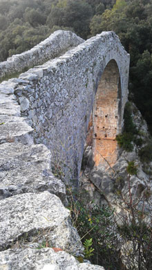 Pont de Llierca. Segles XIII-XIV