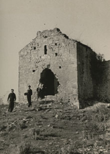 Església preromànica de Sant Miquel de Palol Sabaldòria, a Vilafant. 1925